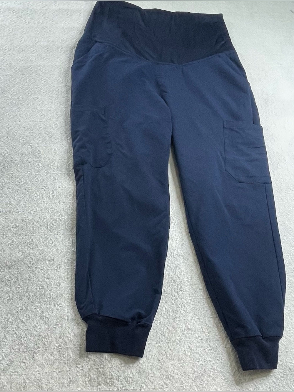 Women's Navy Blue Maternity  Jogger Pants ~‎ Size Small/ P~ Medical Staff